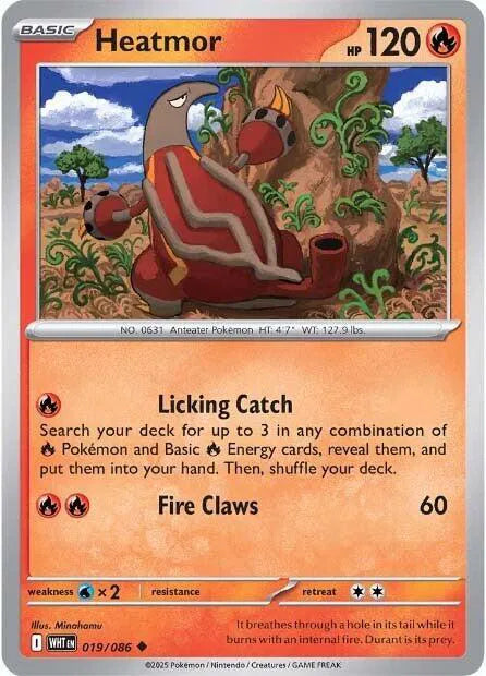 Heatmor White Flare Uncommon 019/086