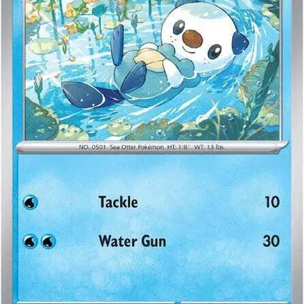 Oshawott Common • 021/086 White Flare Reverse Holofoil