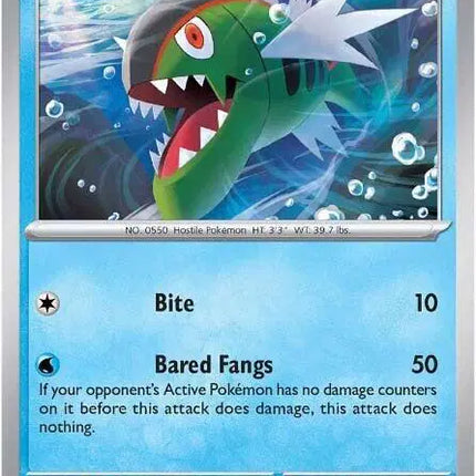 Basculin Common • 024/086 White Flare Reverse Holofoil