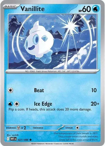 Vanillite Common • 027/086 White Flare