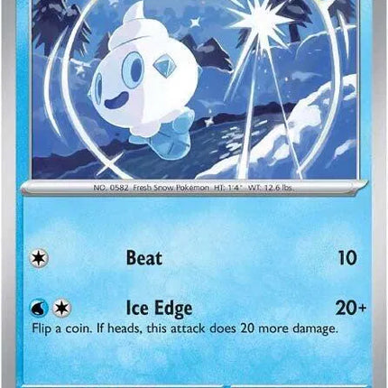 Vanillite White Flare Common 027/086 Reverse Holofoil