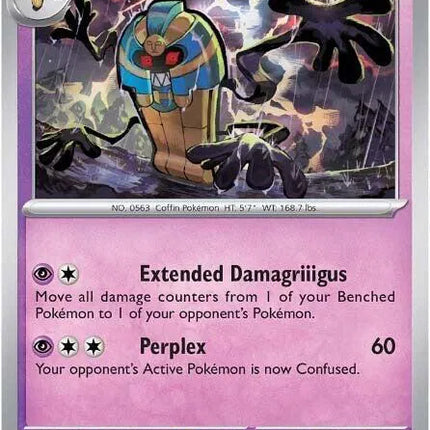 Cofagrigus White Flare Rare 040/086 Reverse Holofoil