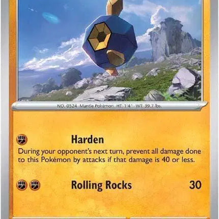 Roggenrola Common • 046/086 White Flare Reverse Holofoil