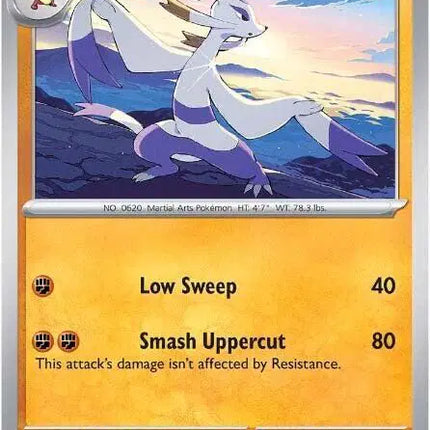 Mienshao Uncommon • 053/086 White Flare Reverse Holofoil