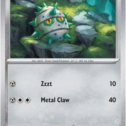 Ferroseed Common • 068/086 White Flare Reverse Holofoil