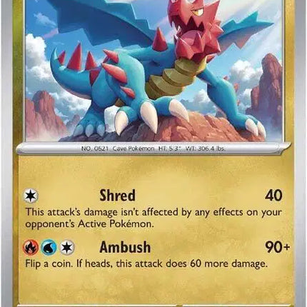 Druddigon Uncommon • 071/086 White Flare Reverse Holofoil