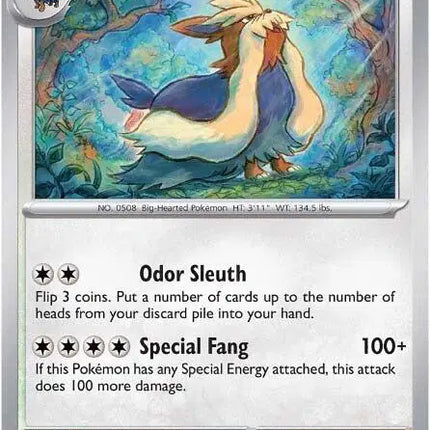 Stoutland  Uncommon • 076/086 White Flare Reverse Holofoil