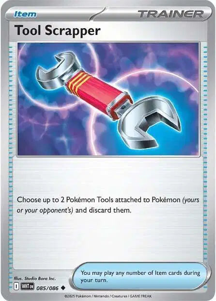 Tool Scrapper Uncommon • 085/086 White Flare Reverse Holofoil