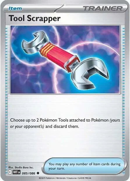Tool Scrapper White Flare Uncommon 085/086