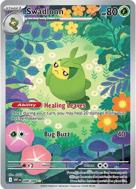 Swadloon Illustration Rare • 088/086 White Flare