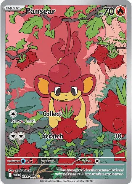 Pansear White Flare Illustration Rare 099/086