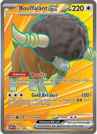 Bouffalant ex Ultra Rare • 162/086 White Flare