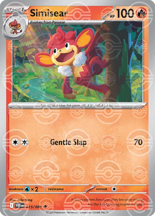 Simisear (Poke Ball Pattern) White Flare Uncommon 015/086