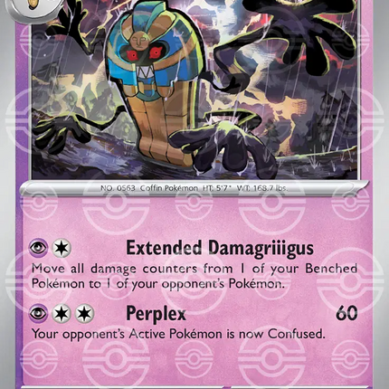 Cofagrigus (Poke Ball Pattern) Rare • 040/086 White Flare