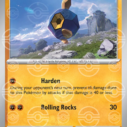 Roggenrola (Poke Ball Pattern) White Flare Common 046/086