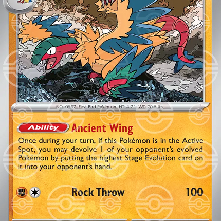 Archeops (Poke Ball Pattern) Rare • 051/086 White Flare