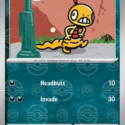 Scraggy (Poke Ball Pattern) White Flare Common 057/086