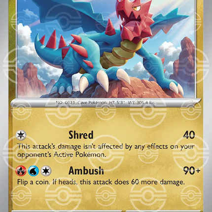 Druddigon (Poke Ball Pattern) White Flare Uncommon 071/086