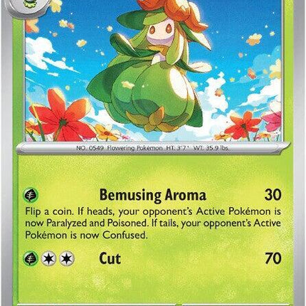 Lilligant Black Bolt Uncommon 007/086 Reverse Holofoil