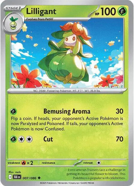 Lilligant Uncommon • 007/086 Black Bolt