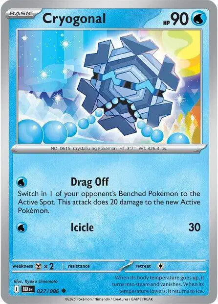 Cryogonal Uncommon • 027/086 Black Bolt
