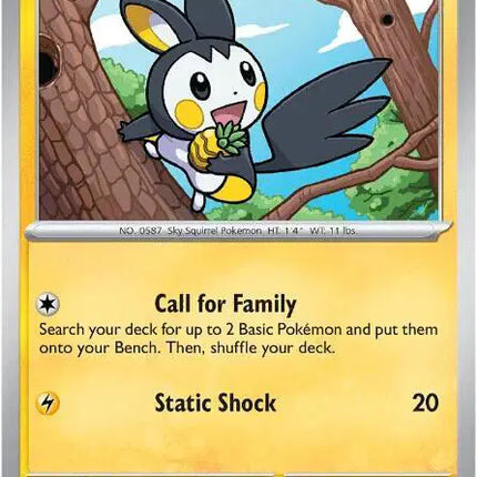 Emolga Common • 029/086 Black Bolt