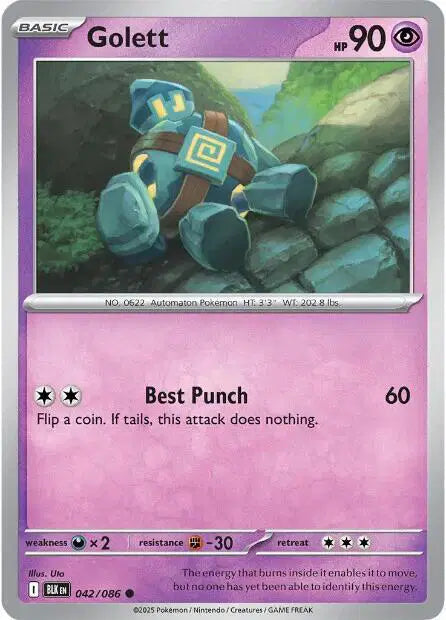 Golett Common • 042/086 Black Bolt