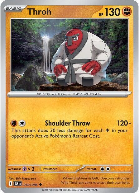 Throh Black Bolt Uncommon 050/086 Reverse Holofoil