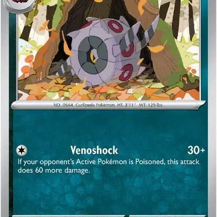 Whirlipede Common • 055/086 Black Bolt Reverse Holofoil