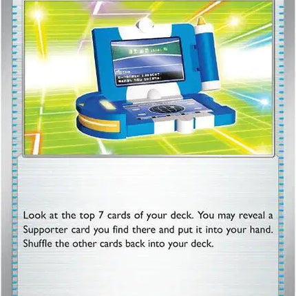 Pokegear 3.0 Uncommon • 084/086 Black Bolt  Reverse Holofoil