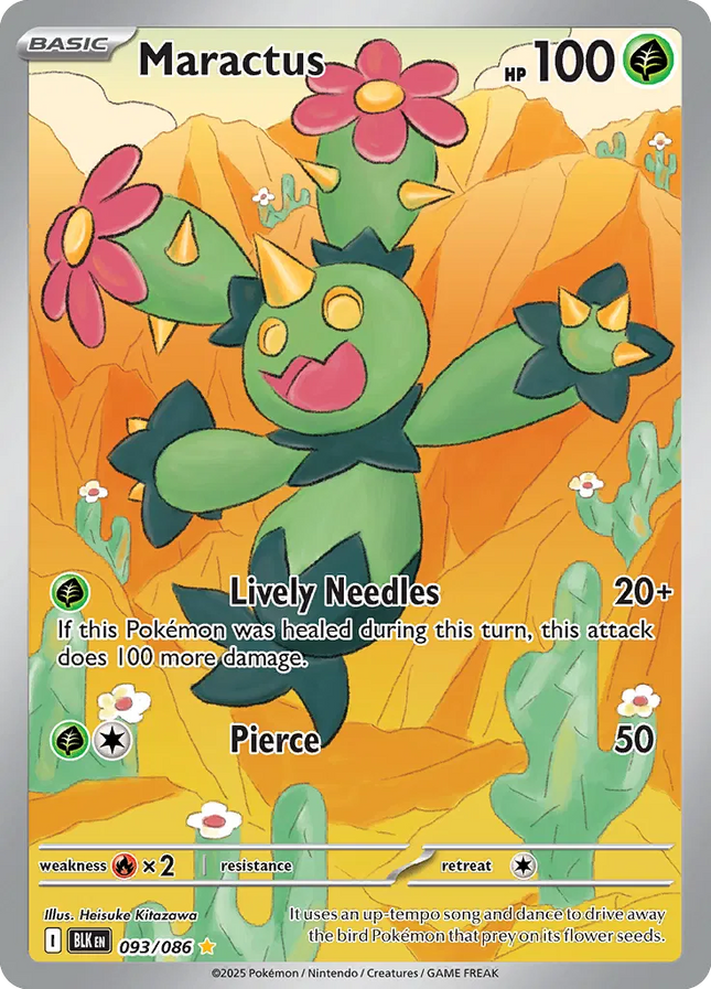 Maractus Black Bolt Illustration Rare 093/086