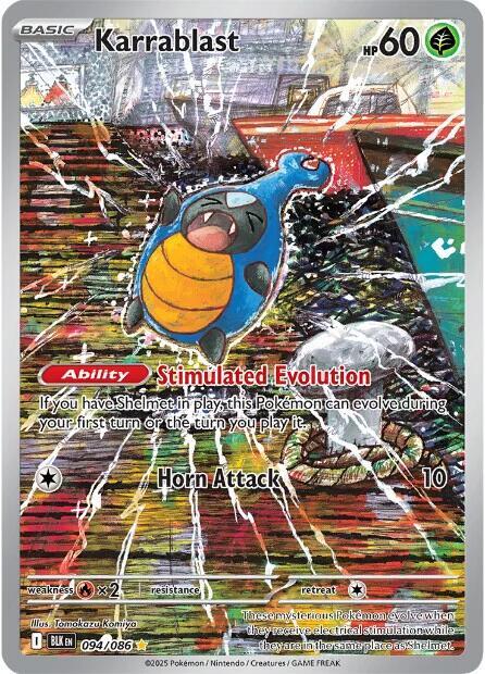 Karrablast Black Bolt Illustration Rare 094/086