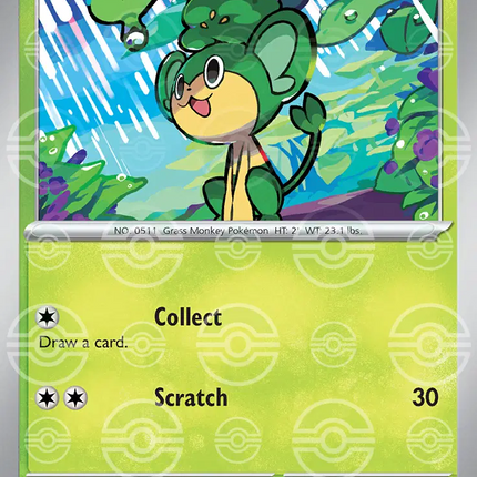 Pansage (Poke Ball Pattern) Common • 004/086 Black Bolt