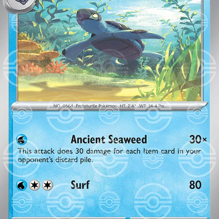 Tirtouga (Poke Ball Pattern) Uncommon • 022/086 Black Bolt
