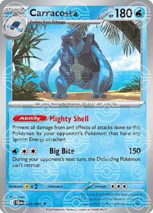 Carracosta (Poke Ball Pattern) Black Bolt Rare 023/086