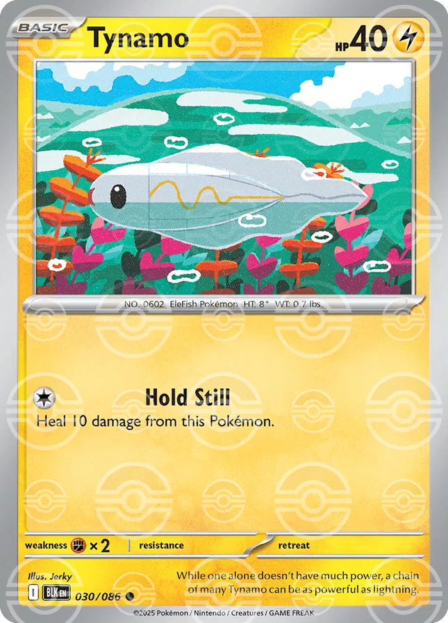 Tynamo (Poke Ball Pattern) Black Bolt Common 030/086