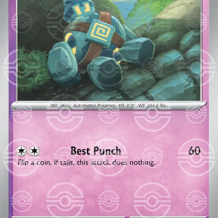 Golett (Poke Ball Pattern) Common • 042/086 Black Bolt