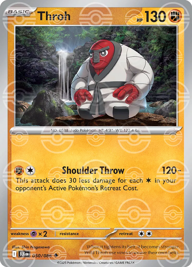 Throh (Poke Ball Pattern) Black Bolt Uncommon 050/086