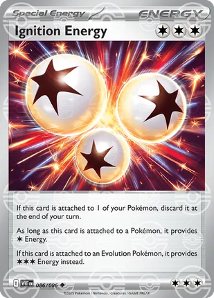 Ignition Energy (Poke Ball Pattern) White Flare Uncommon 086/086
