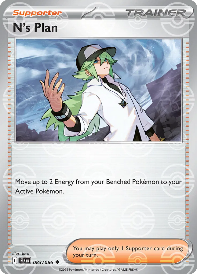 N's Plan (Poke Ball Pattern) Black Bolt Uncommon 083/086