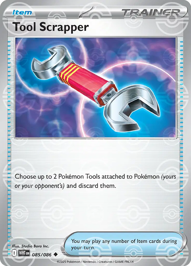 Tool Scrapper (Poke Ball Pattern) Uncommon • 085/086 White Flare