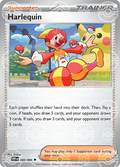 Harlequin (Poke Ball Pattern) White Flare Uncommon 083/086
