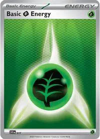Basic Grass Energy - 017 SVE: Scarlet & Violet Energies Common Holofoil