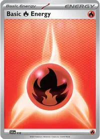 Basic Fire Energy - 018 SVE: Scarlet & Violet Energies Common Holofoil