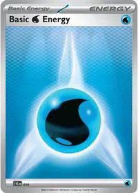 Basic Water Energy - 019 SVE: Scarlet & Violet Energies Common 019 Holofoil