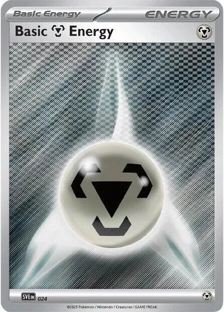 Basic Metal Energy - 024 SVE: Scarlet & Violet Energies Common 024 Holofoil