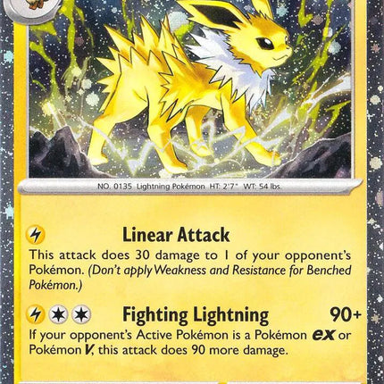 Jolteon - 169 (Cosmos Holo) Scarlet & Violet Promo Rare 169