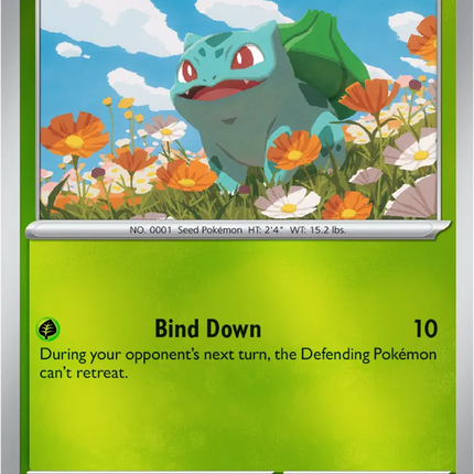 Bulbasaur Common • 001/132 Mega Evolution Reverse Holofoil