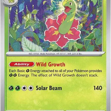 Meganium Rare • 010/132 Mega Evolution Holofoil