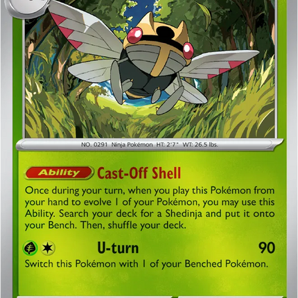 Ninjask Uncommon • 017/132 Mega Evolution Reverse Holofoil